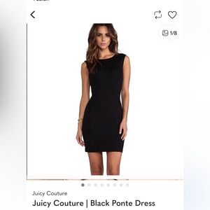 Juicy Couture LBD Ponte Sheath
